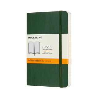 Moleskine Classic Soft Cover Notebook - MYRTLE GREEN
