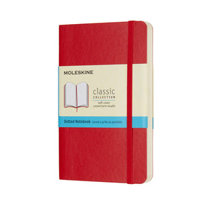Moleskine Classic Soft Cover Notebook - SCARLET RED