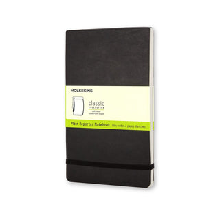 Moleskine Classic Soft Cover Reporter Notebook - BLACK