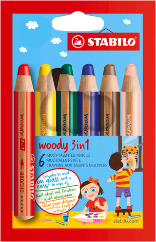 STABILO woody 3 in 1 Pencil Sets