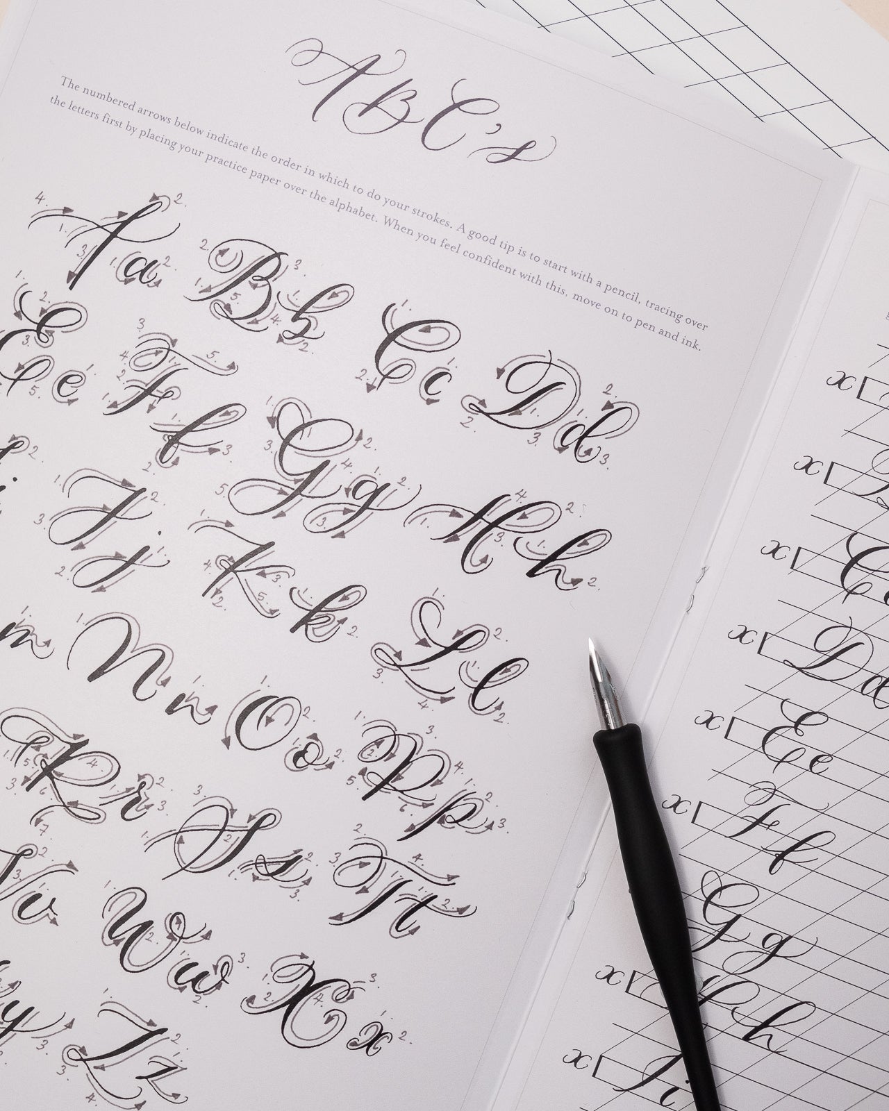 Modern Calligraphy Alphabet Learn Calligraphy Set Modern