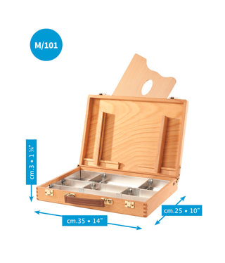 Mabef M101 Artist's Empty Wooden Box, 25 x 35cm