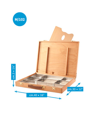 Mabef M102 Artist's Empty Wooden Box, 30 x 40cm